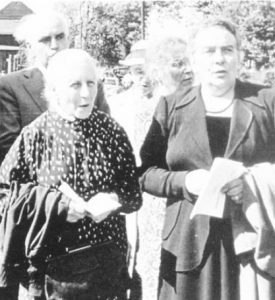 Gertrud Schwarz (links) und Martha Begemann (rechts)